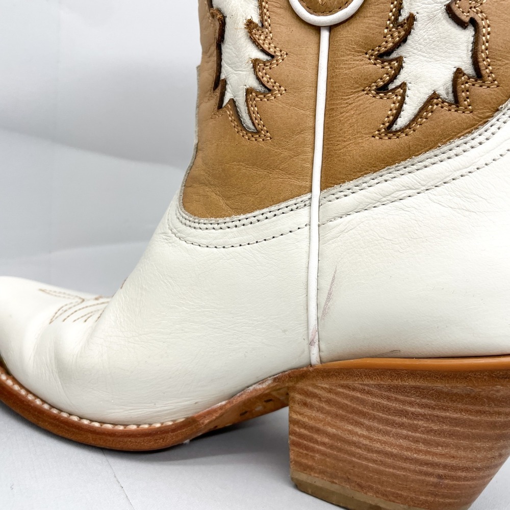 Idyllwind Miranda Lambert Womens 7.5 Thunderbird White Tan Western Cowgirl Boots - Picture 13 of 15